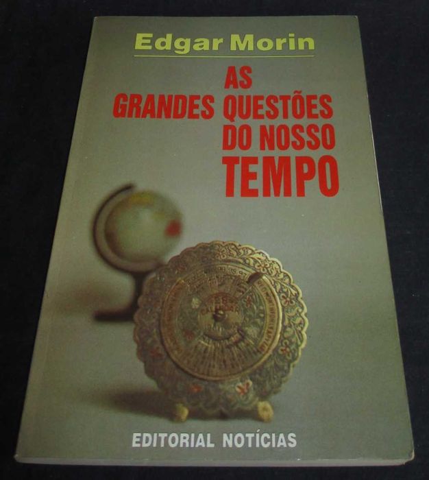 Livro As Grandes Questões do nosso tempo Edgar Morin