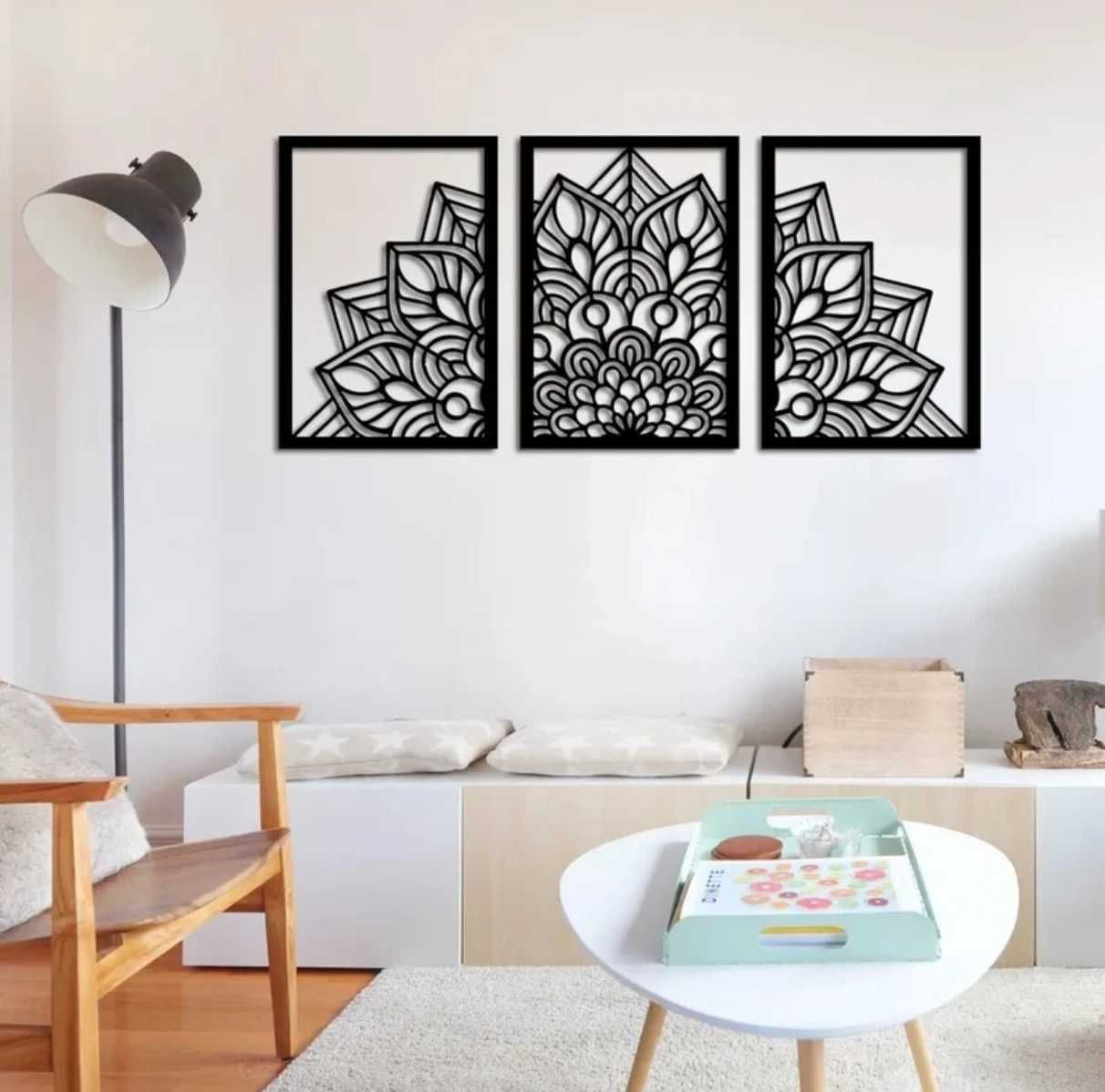 Nowoczesny obraz mandala. Obraz ażurowy.