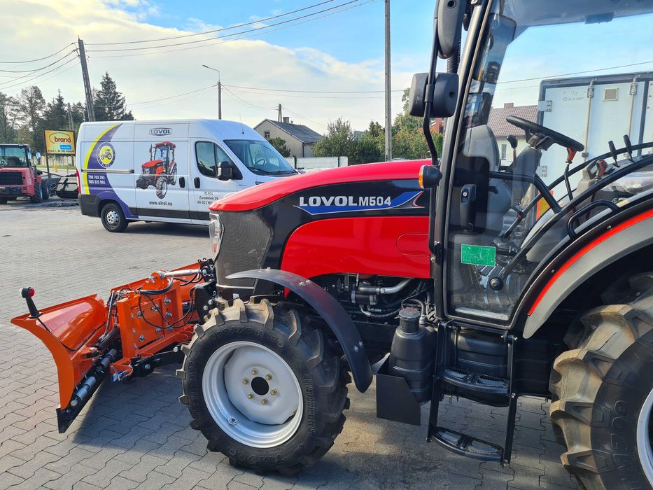 LOVOL M504 50KM Rewers Klima Radio 4x4 Komunalny Odśnieżanie Zima