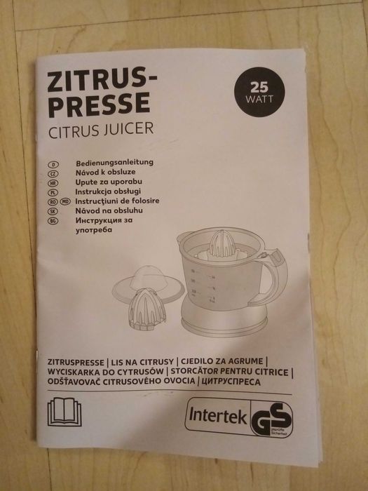 automatyczna wyciskarka do cytrusów, sokownik