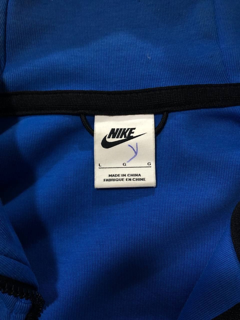 Nike Tech Fleece Blue Zip Hoodie Кофта зипка Оригінал