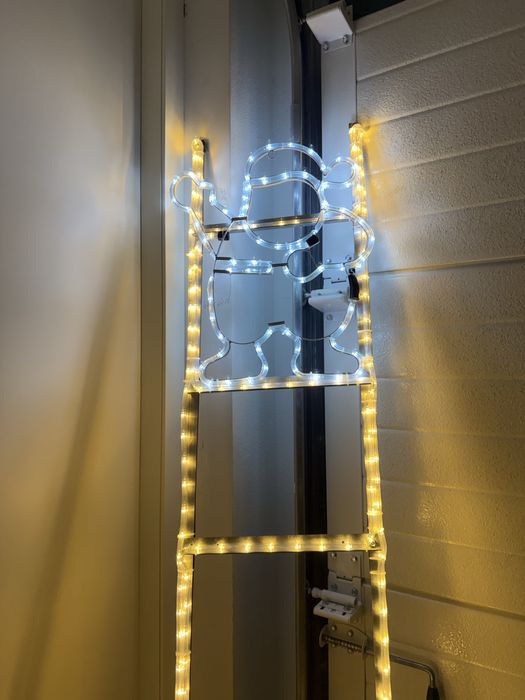 Escada em led de natal
