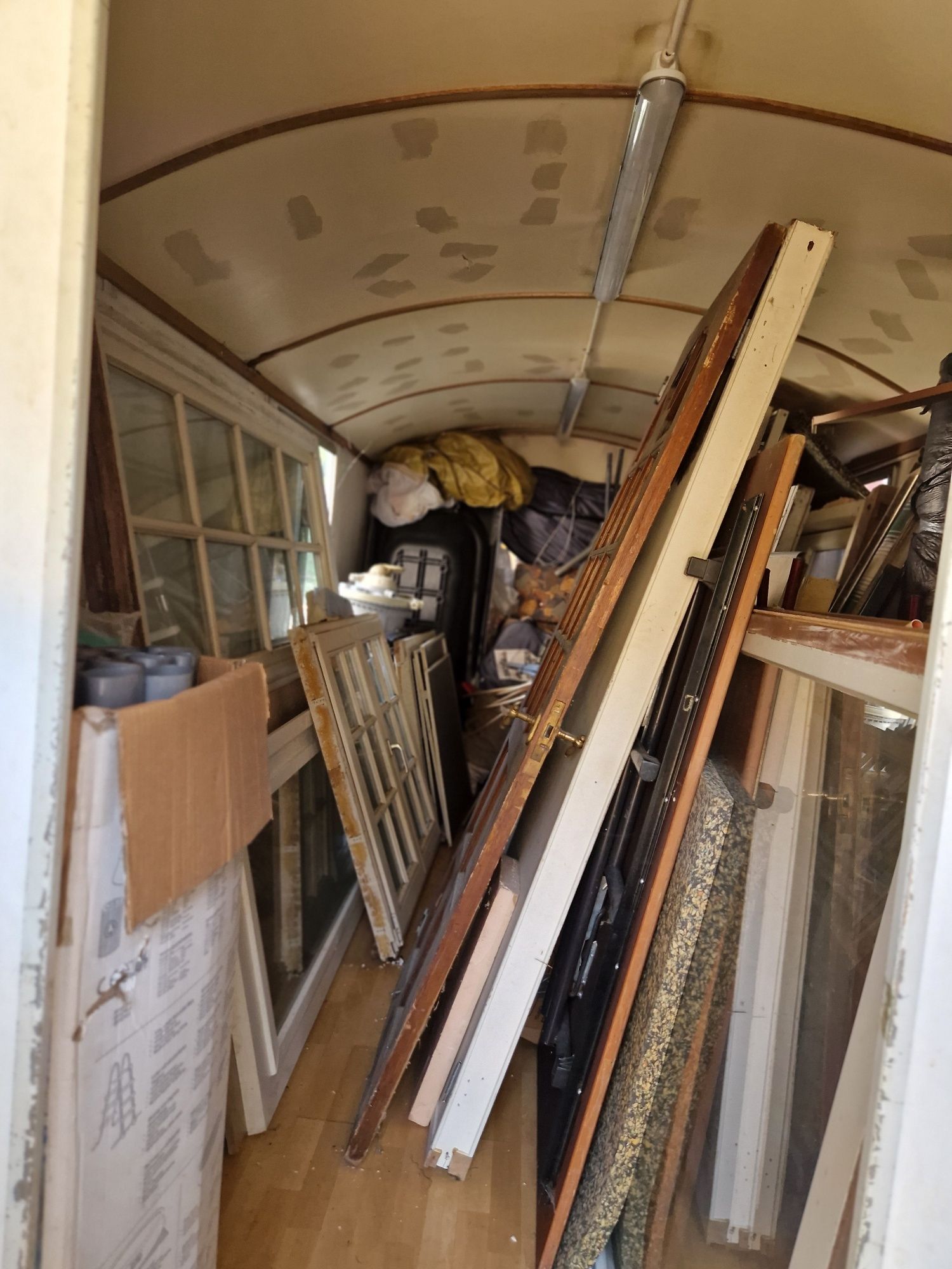 Barracão para pessoal na obra