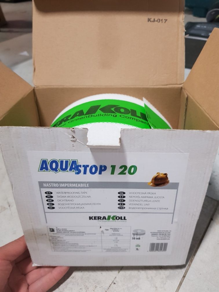 Taśma do szczelin kerakoll aqua stop 120 zielona  50 M