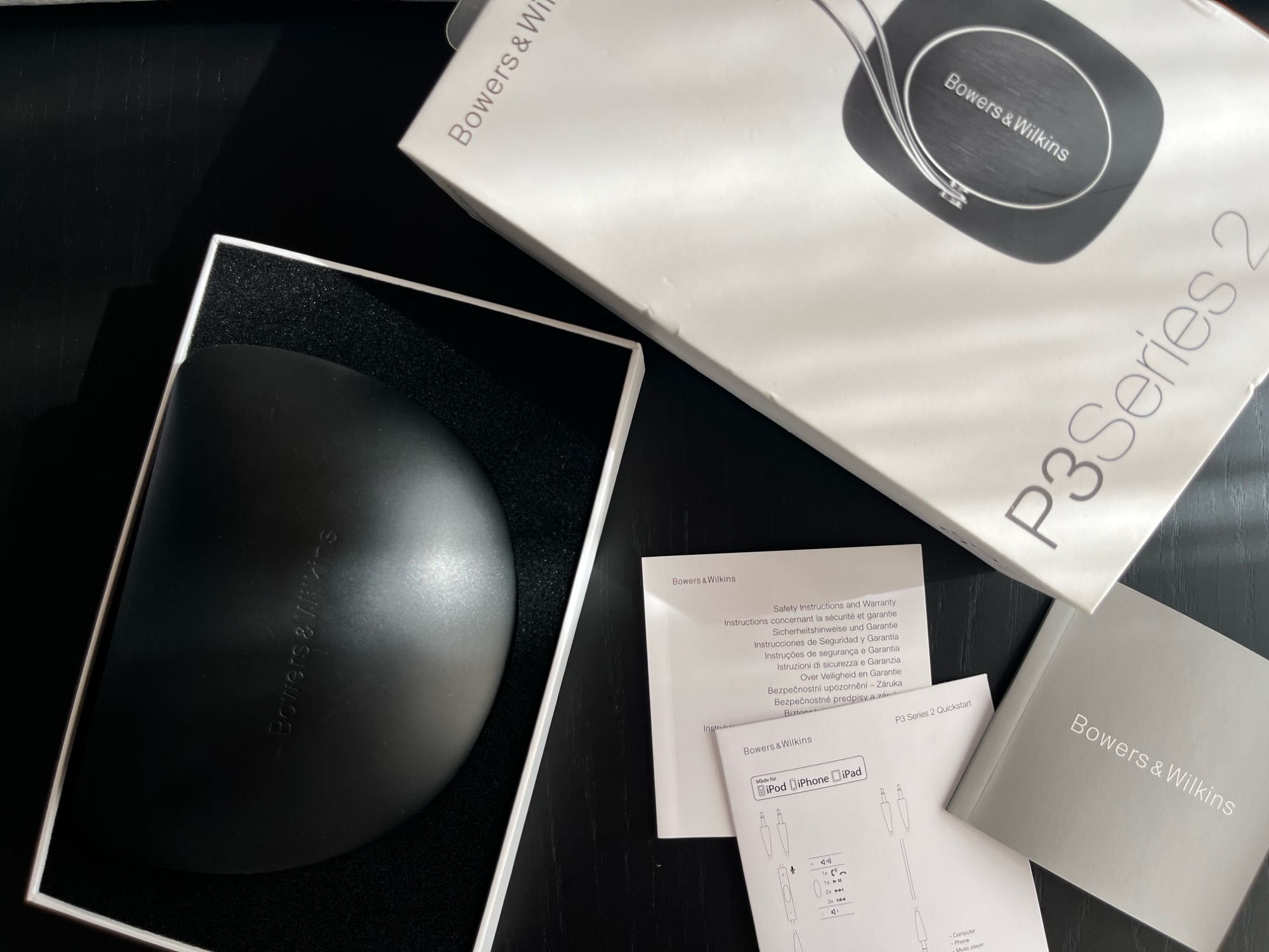 B&W Bowers & Wilkins P3 serie 2 (phones / auscultadores high end)