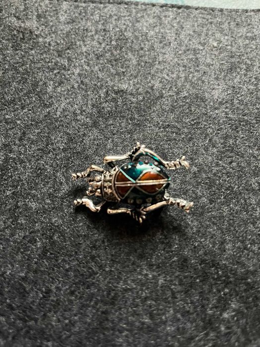 Duża przypinka broszka owad