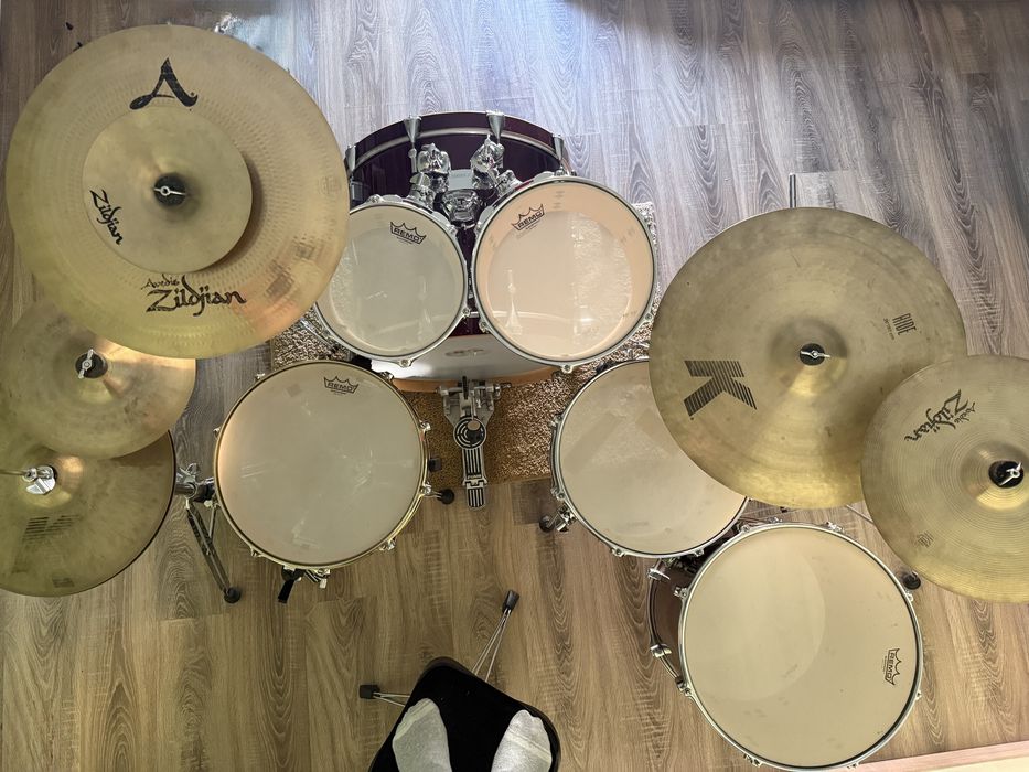 Sonor 3007, klon, werbel S-Class, blachy Zildjian