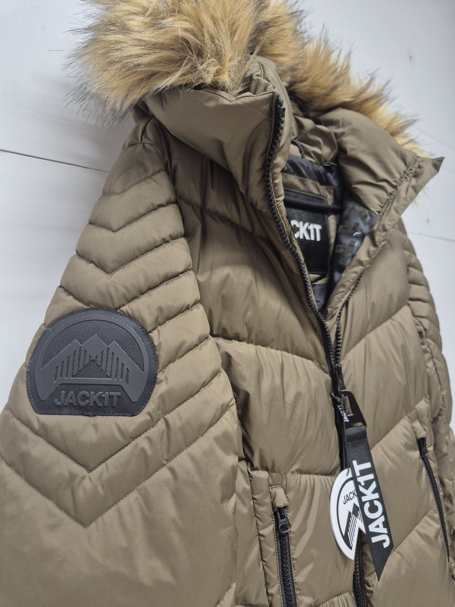Płaszcz damski rozmiar S Jack1t khaki