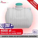 Zbiornik na szambo wodę deszczową deszczówkę 5000L DOSTAWA GRATIS