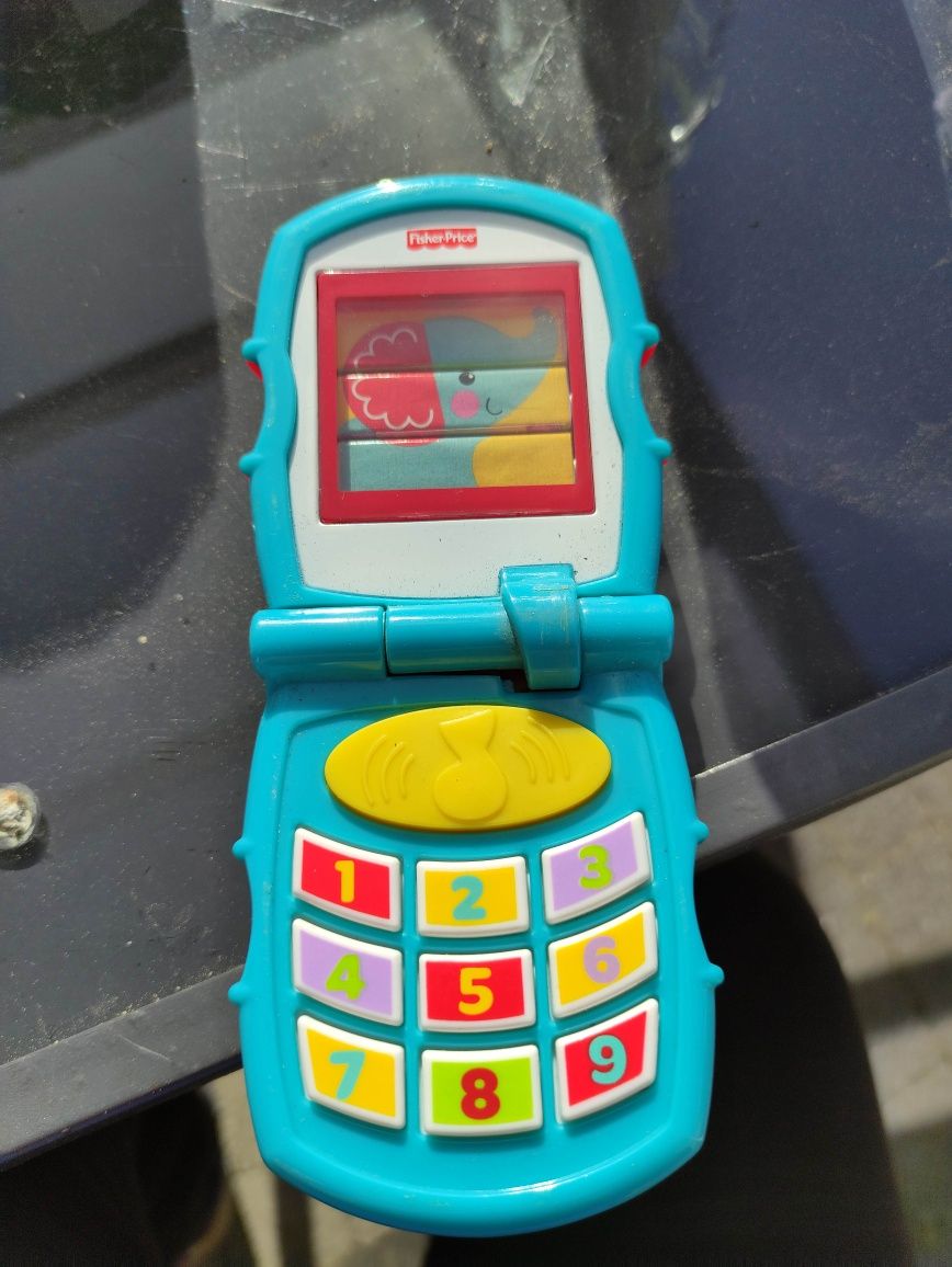 Telefonik interaktywny Fisher Price. Polecam