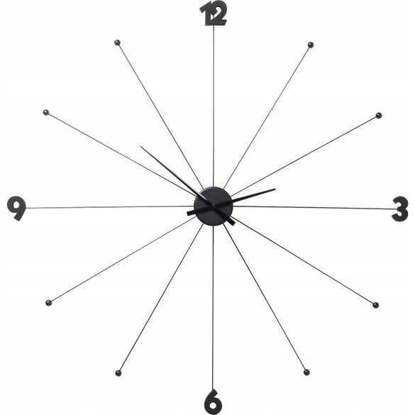 Zegar ścienny Kare Design czarny 100cm