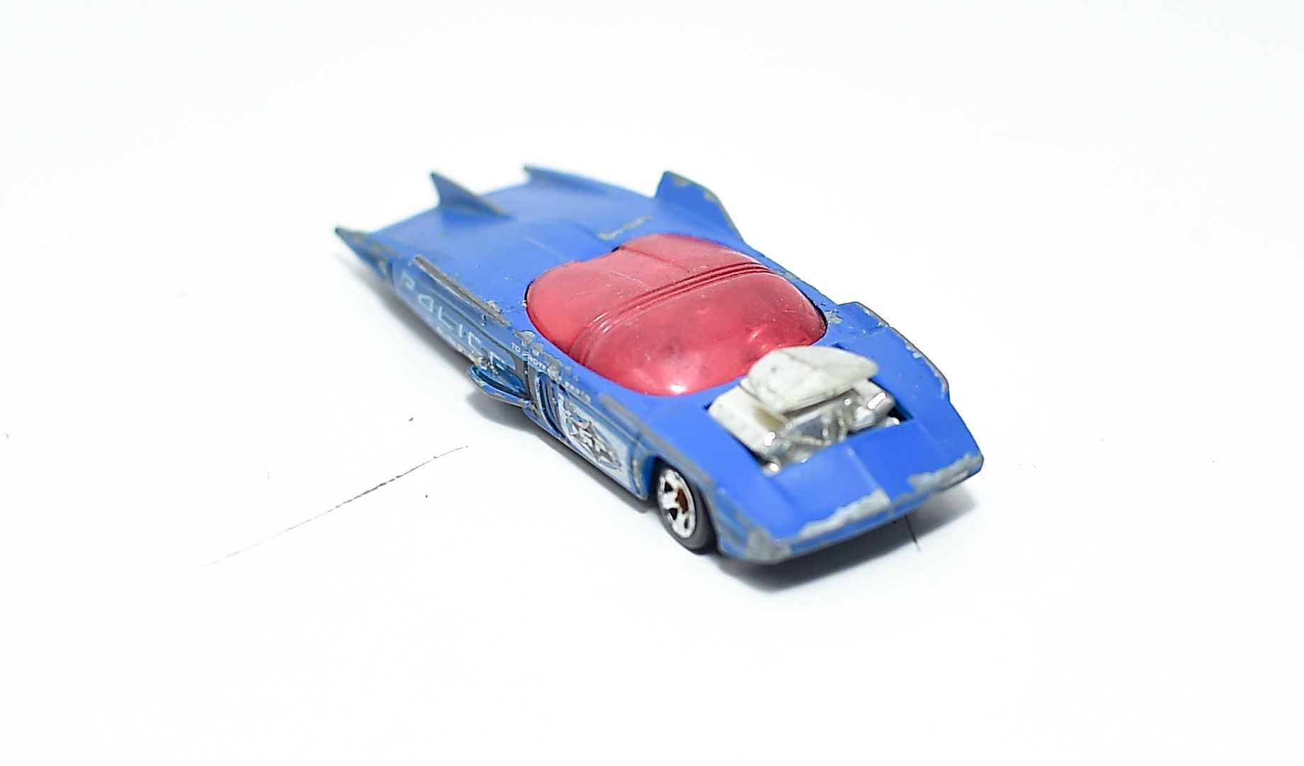 Retro Hot Wheels Fast Fuse Model Die-Cast Police Car - Collectible