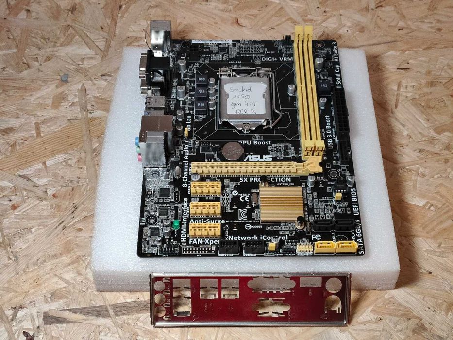 Płyta główna mATX ASUS H81M-PLUS Socket 1150 DDR3 Gen. 4 i 5
