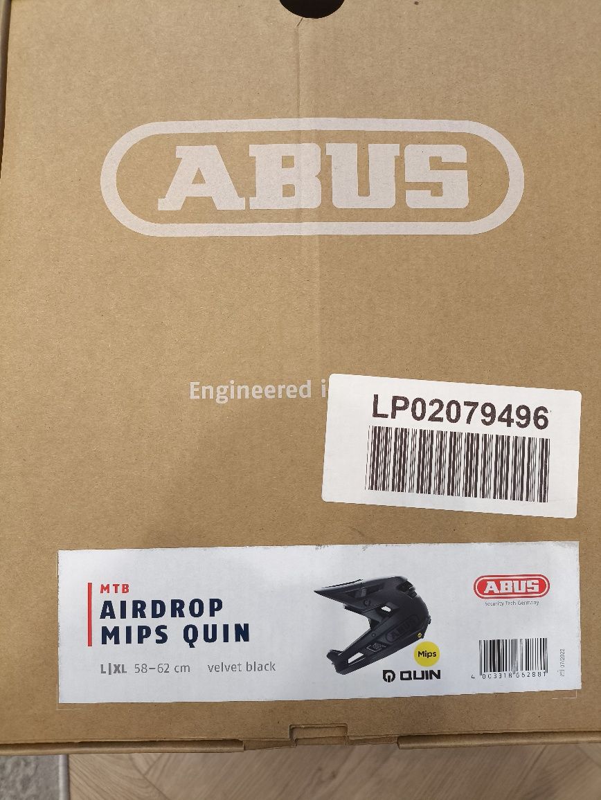 Kask Full Face Abus AirDrop z czujnikiem Quin