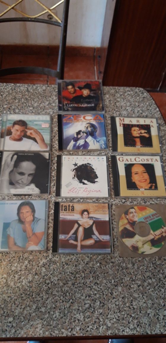 Conjunto de 10 Cds  Música Brasileira Diversos