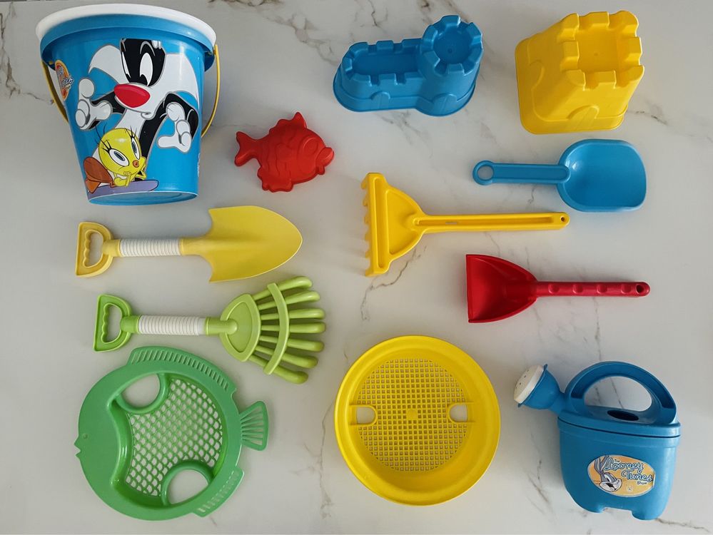 Conjunto de brinquedos de praia