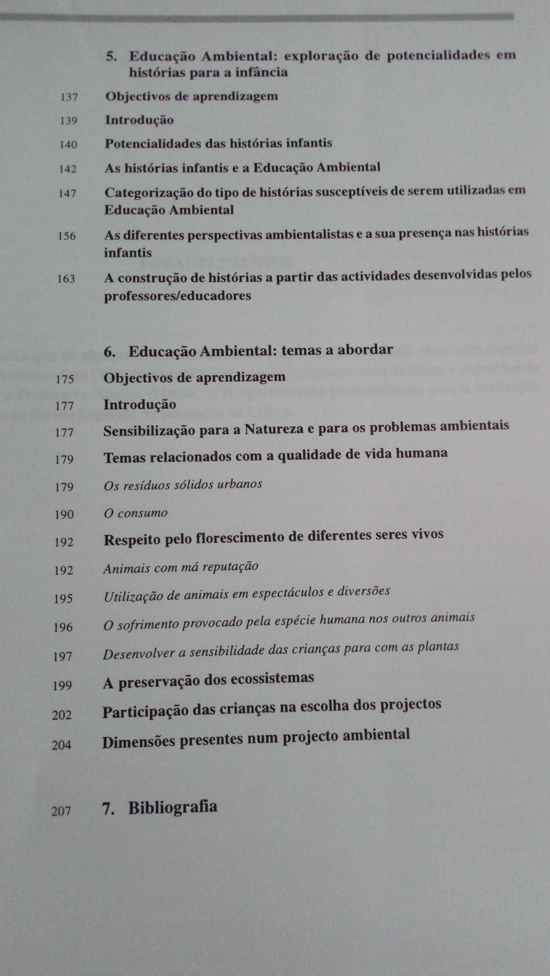 Abordar o ambiente na infância Universidade Aberta