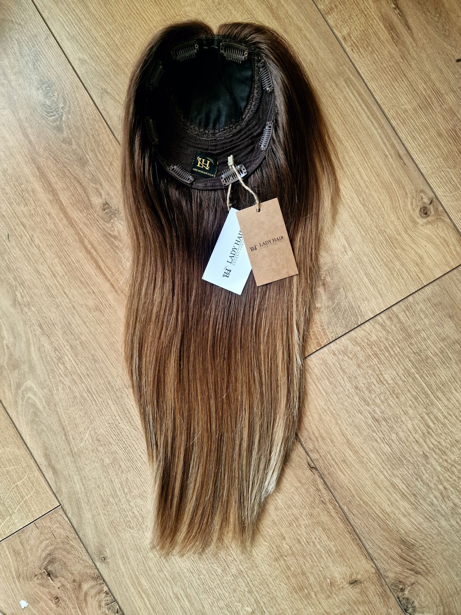 Topper /peruka/clip im włosy naturalne marki ladyhair jak hairlux