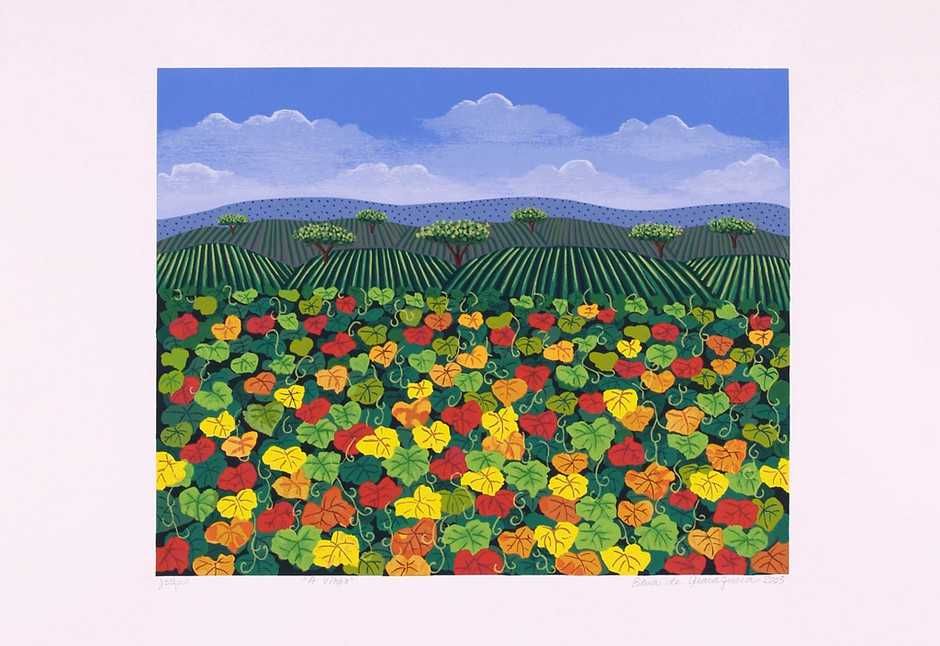 Serigrafia / Serigraphy de Edna de Araraquara - Vinha
