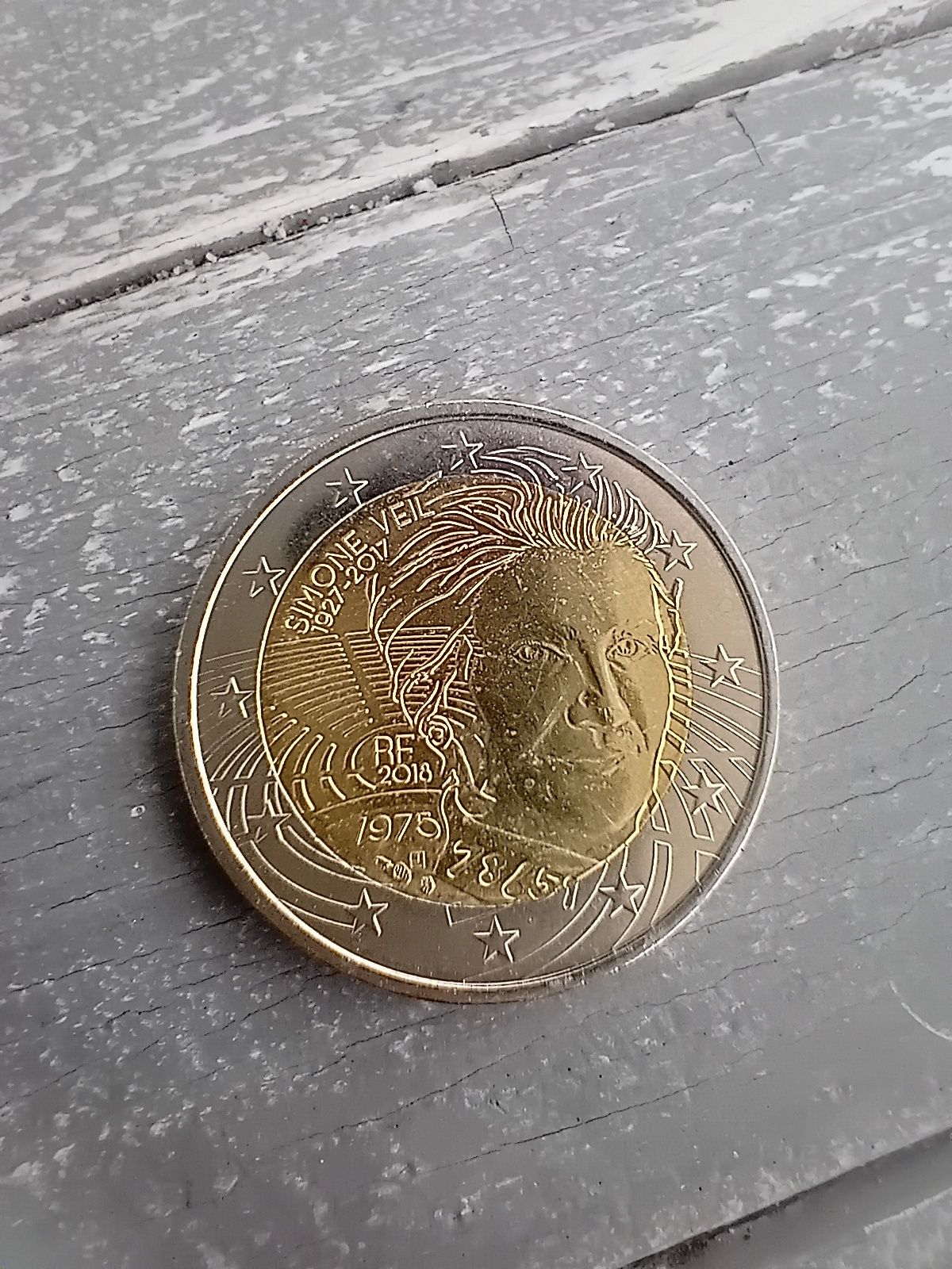 8 moedas de 2€ França