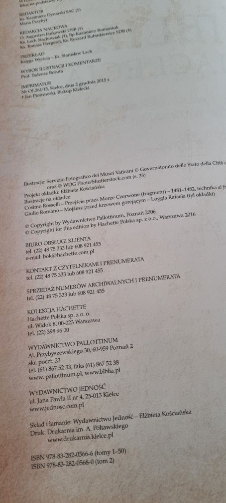 Biblia tysiąclecia tom 1-7