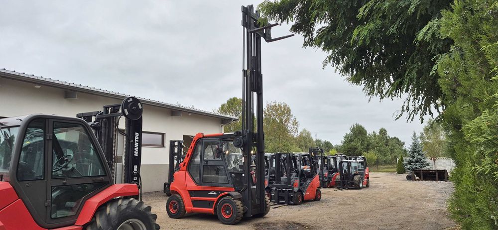 Wózek Widłowy Linde H60T - 2560 mth. - Triplex 5.70 m - 4 sekcje