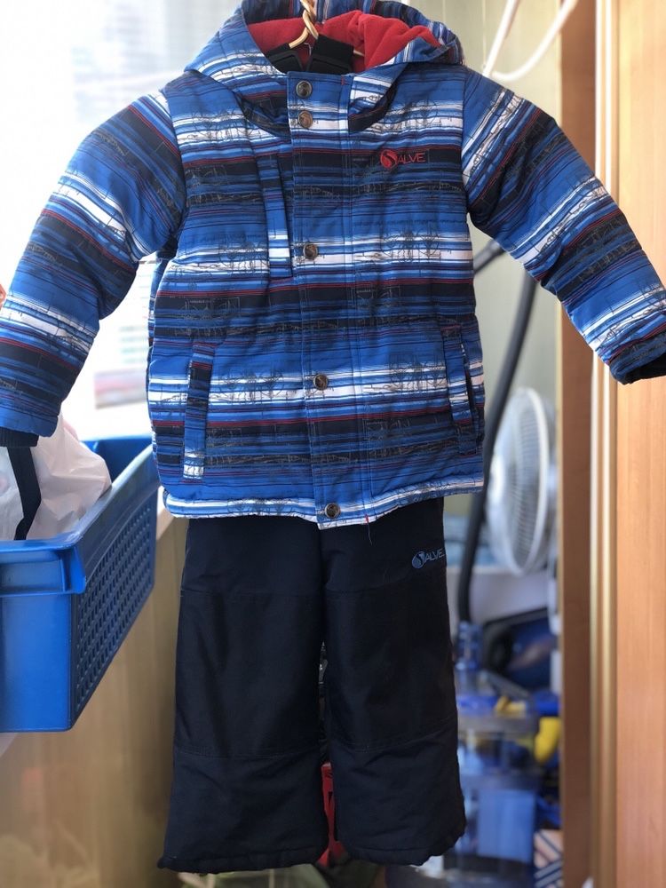 Детский зимний комплект для мальчика Gusti Salve,лыжный костюм