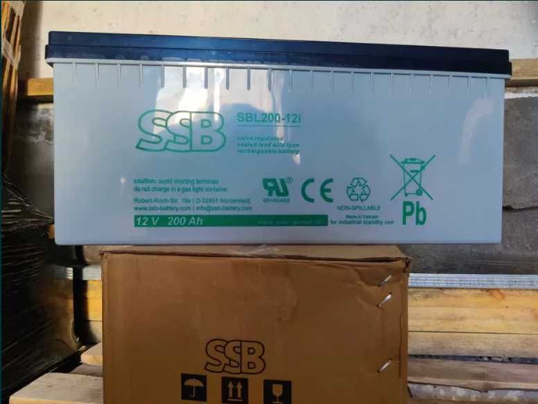Акумуляторна батарея SSB Battery SBL200-12i AGM 12 V 200 Ah