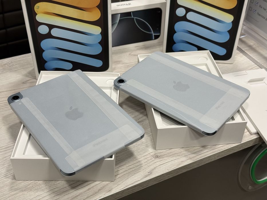 New/Open iPad Mini 7 128gb Blue. Wi-Fi ( нові не активовані )