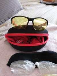 Óculos de sol Berg de 3 lentes novos