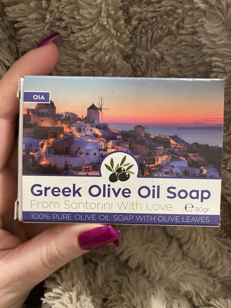 Greek olive oil soap from Santorini