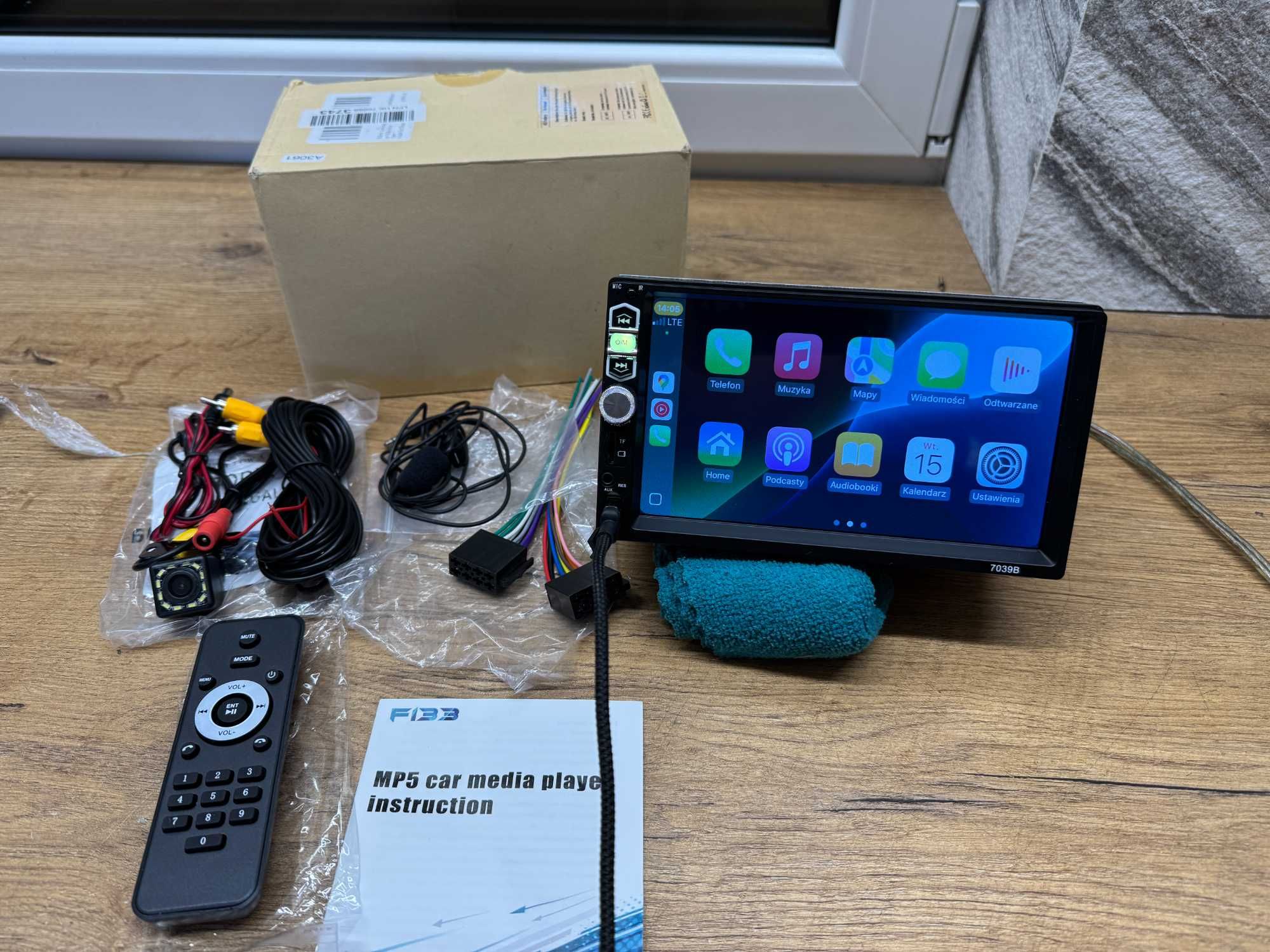 radio 2 din android auto car play bluetooth