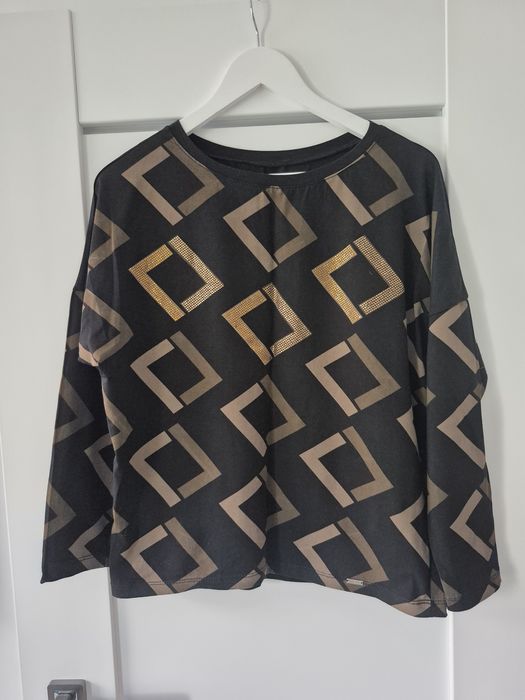 Damska bluzka na długi rękaw, Megi,rozm.L