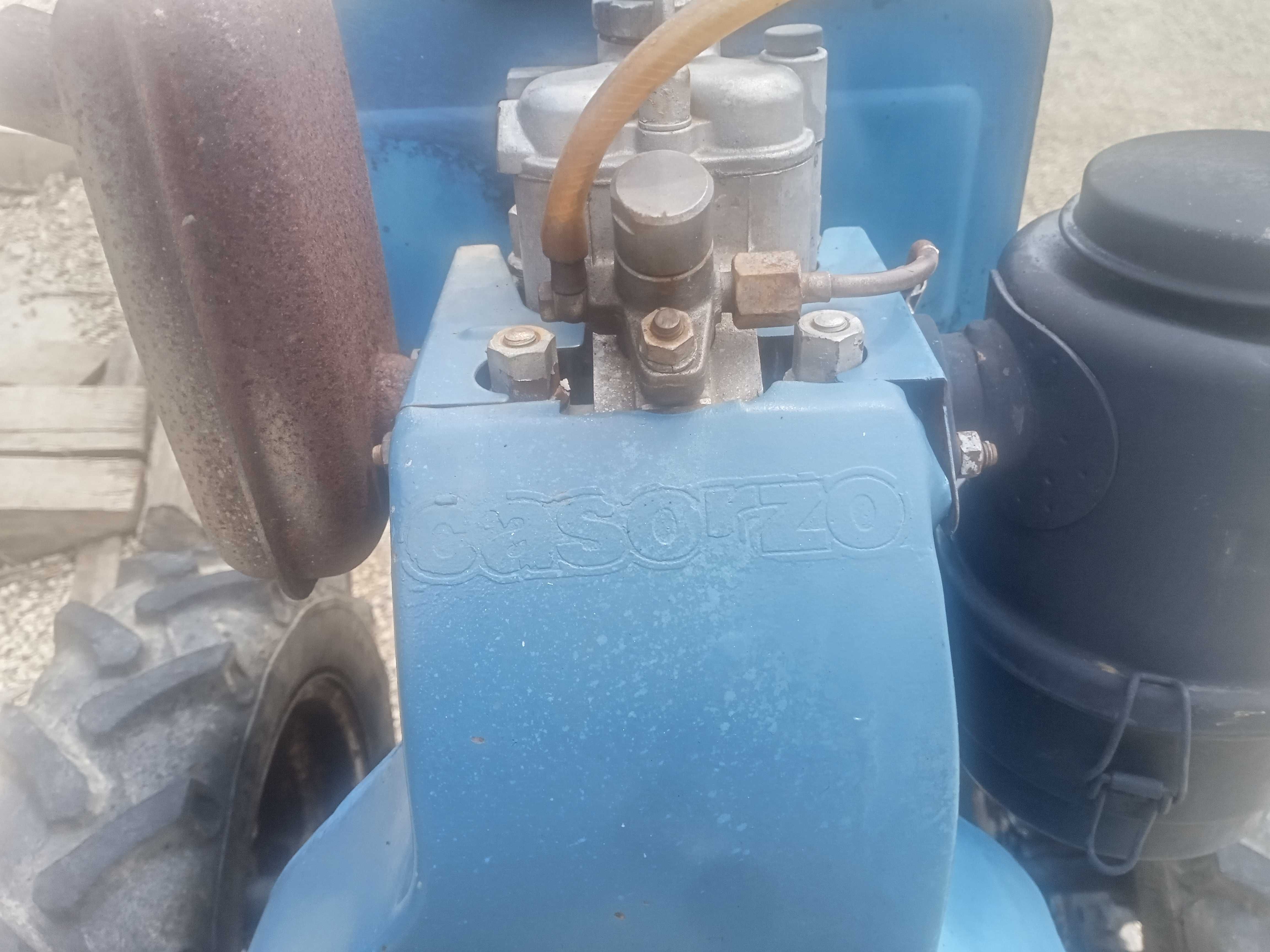Motoenxada com reboque Casorzo SU4 14 cv modificado