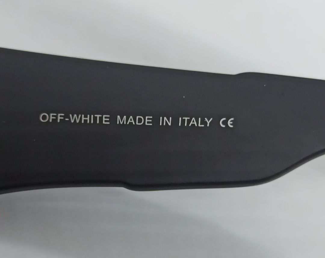 Off White очки унисекс стильные черные, синие, серые обтекаемые
