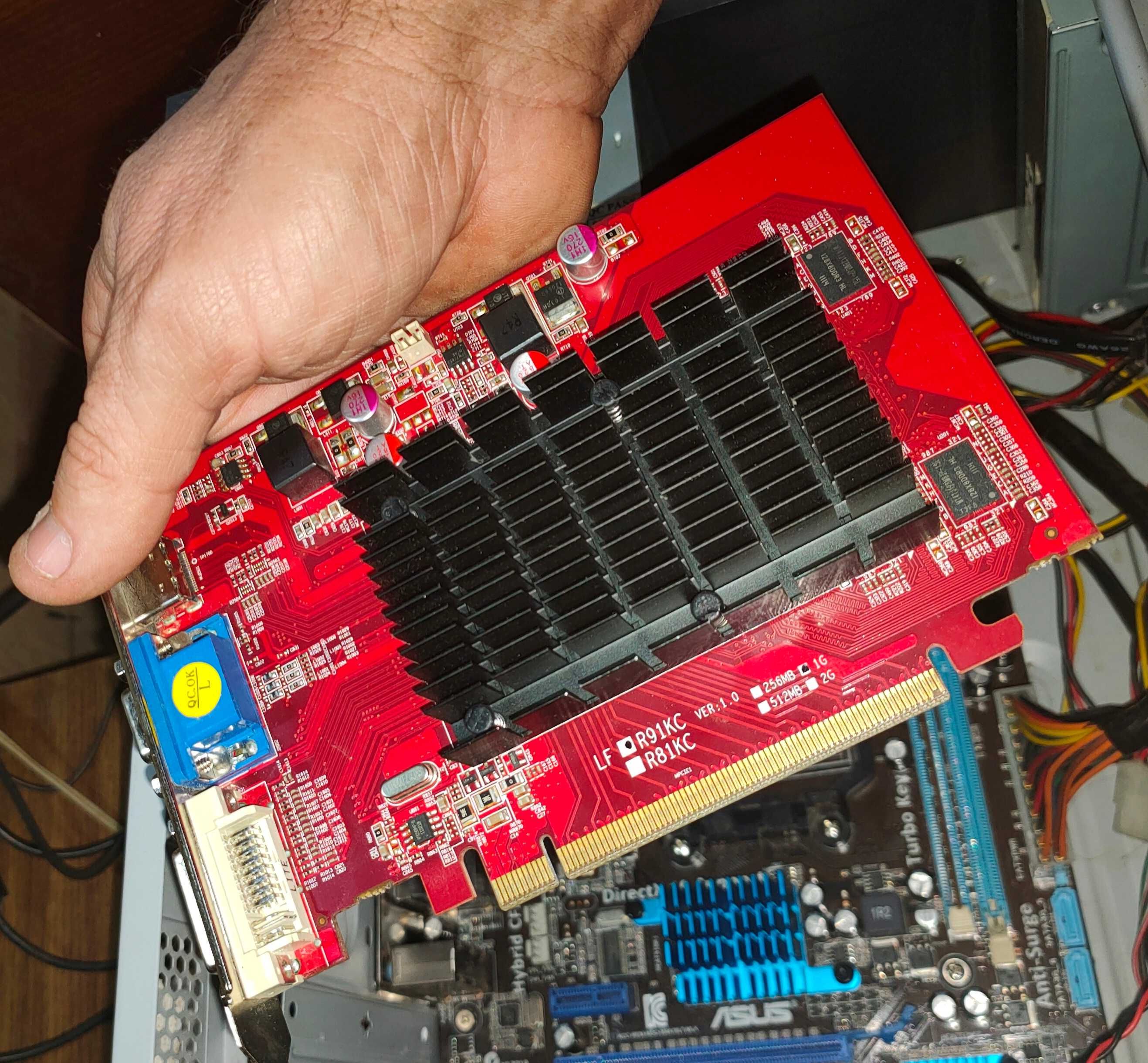 Видеокарта PCIE15 1Gb PowerColor Radeon HD6450 DDR3, Б/У