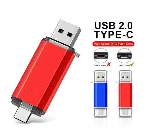 USB флеш-накопитель Type-C 2 в 1 OTG 128 ГБ.