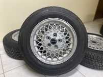 Jantes 15” 5x112 com aba Rial Mercedes w124 w201 190 com pneus