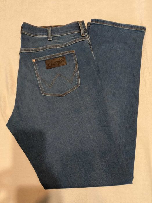 Wrangler Greensboro Slim Nowe spodnie jeansy W36 L34
