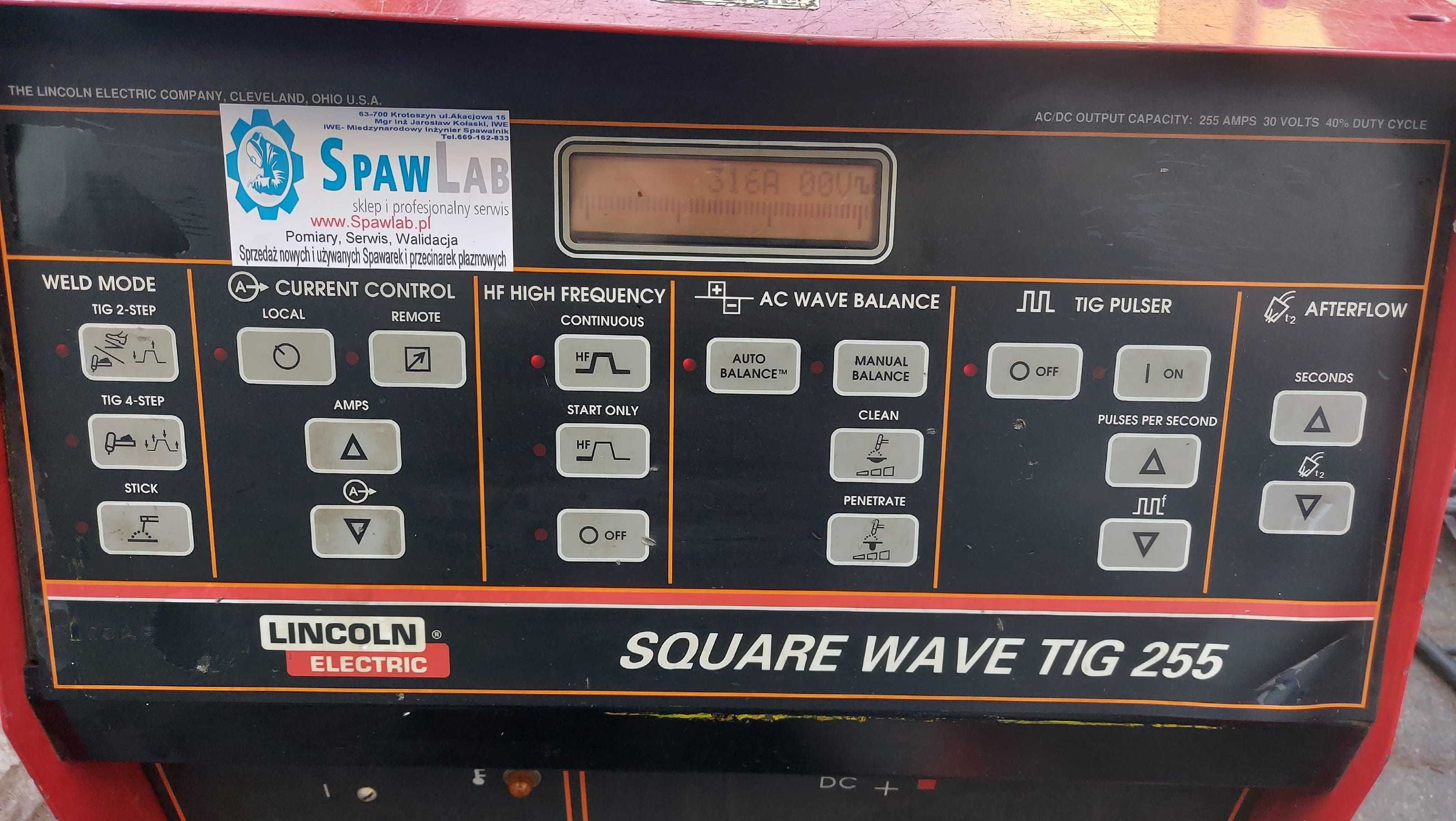 Lincoln Square Wave tig 255/ 315A Ac/dc/ Chłodzenie/ Spawarka/ Polecam