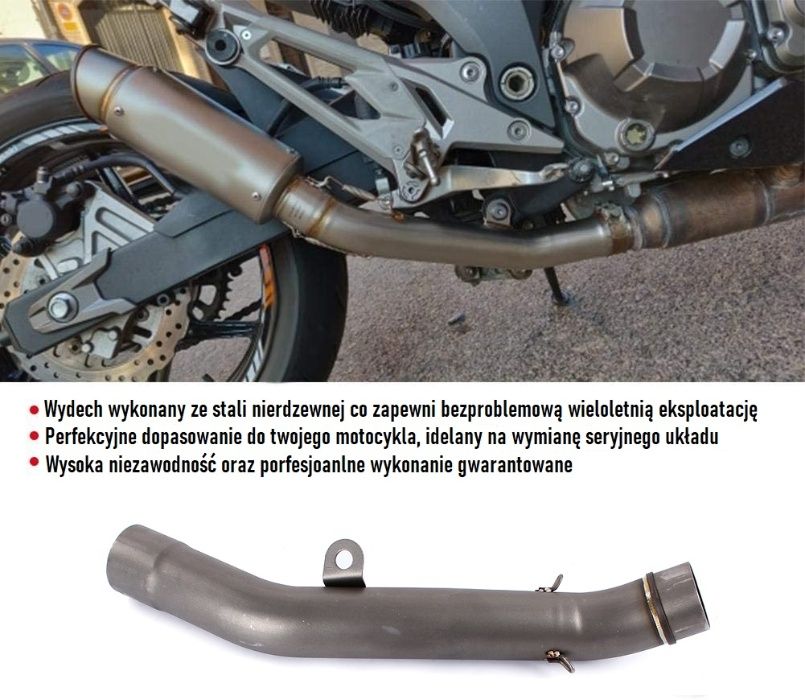 Wydech Sportowy Slip-On Kawasaki Z800 Komplet Akrapovic Yoshimura SC