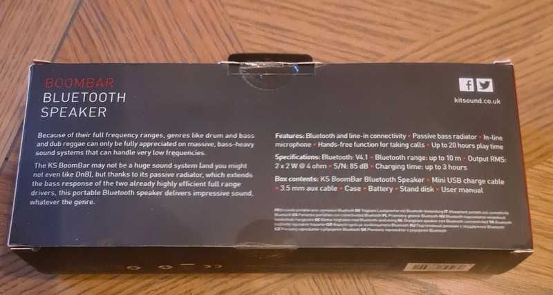 Głośnik bezprzewodowy bluetooth/przewód