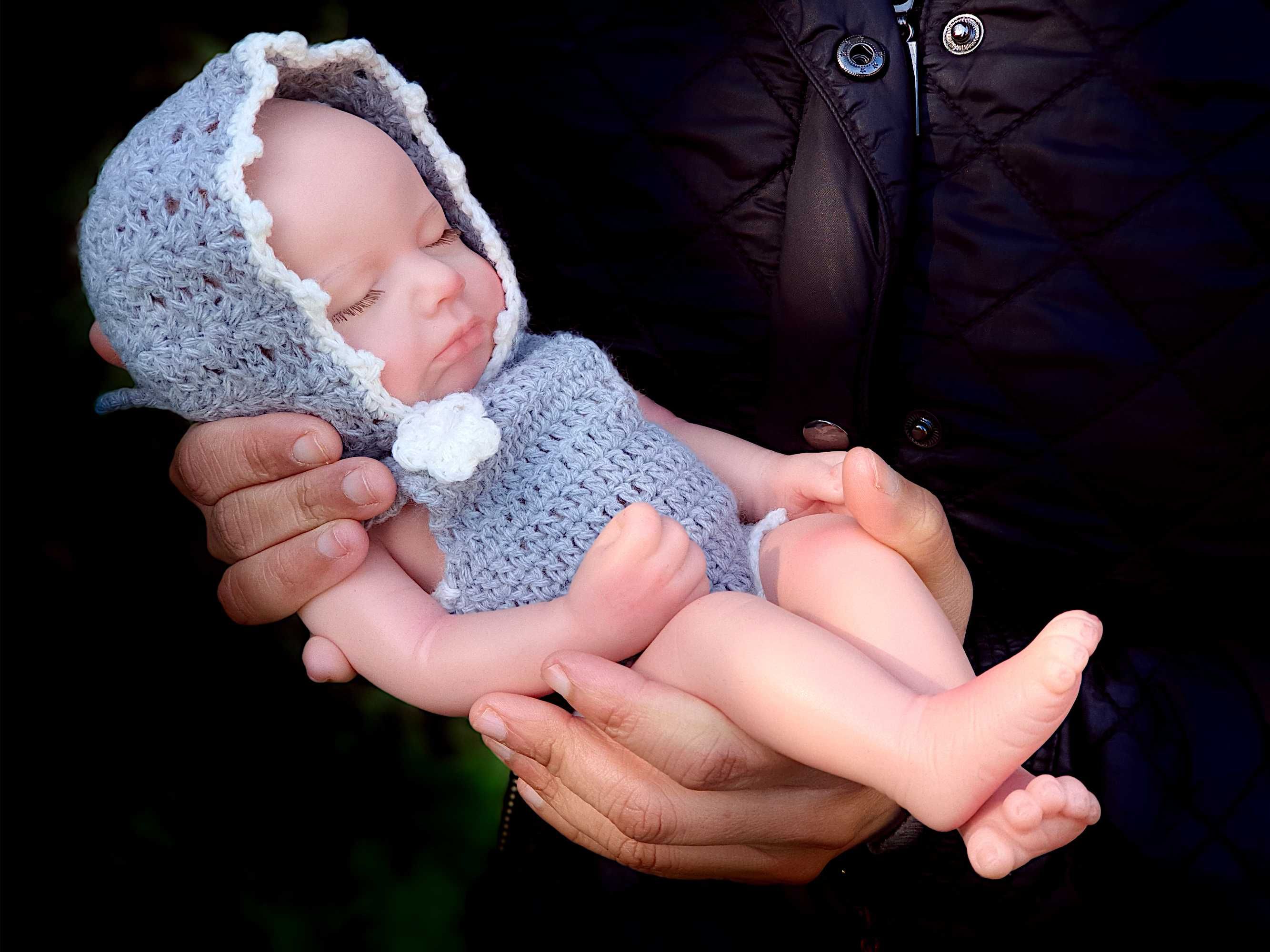 Boneca bebé reborn, verdadeiro silicone inteiro Menina (Novo)