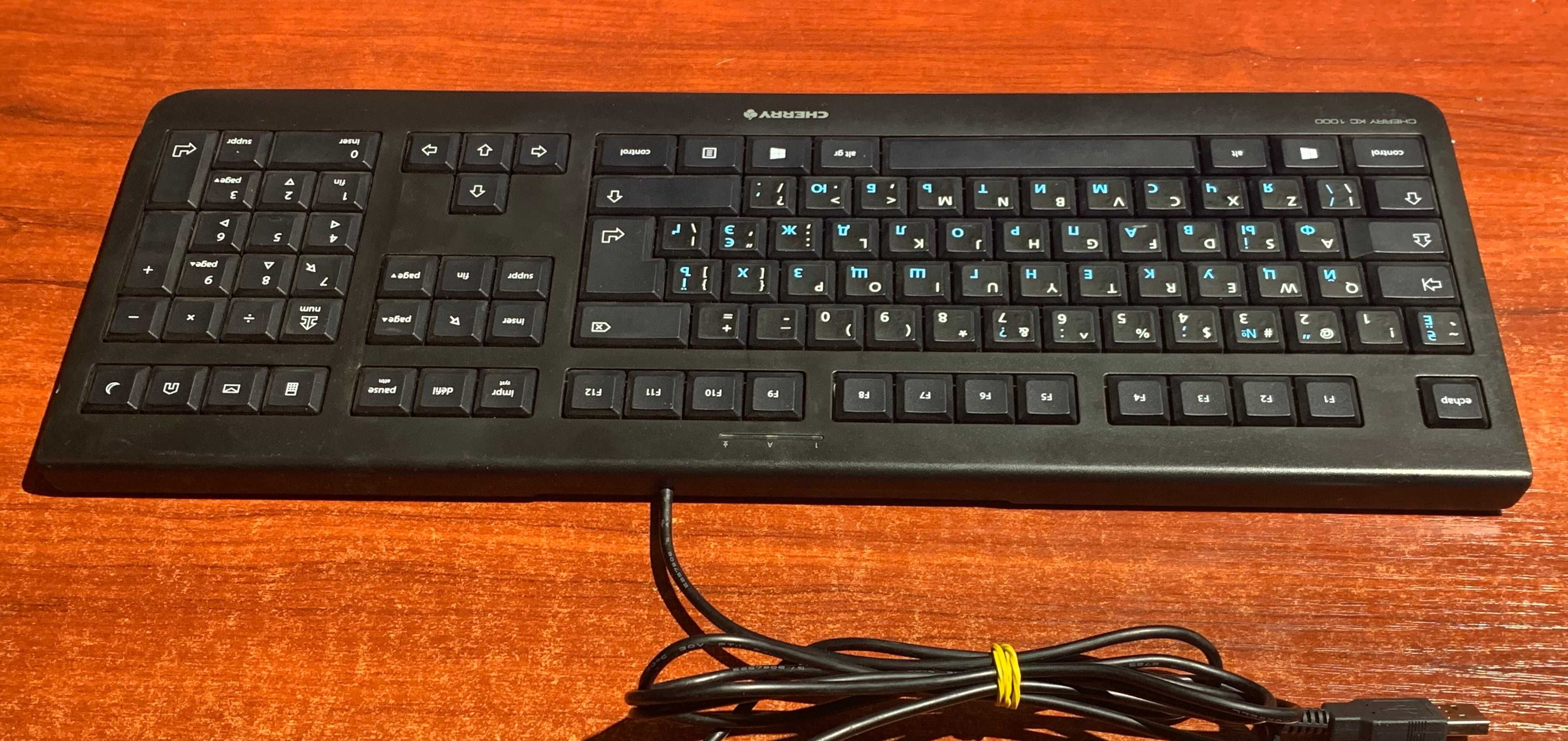 Клавіатура Cherry KC1000 з Німеччини  Keyboard USB провідна