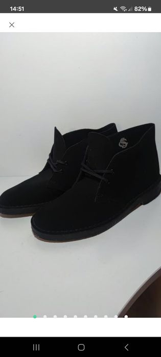 Замшевые полуботинки Clarks Desert Boots