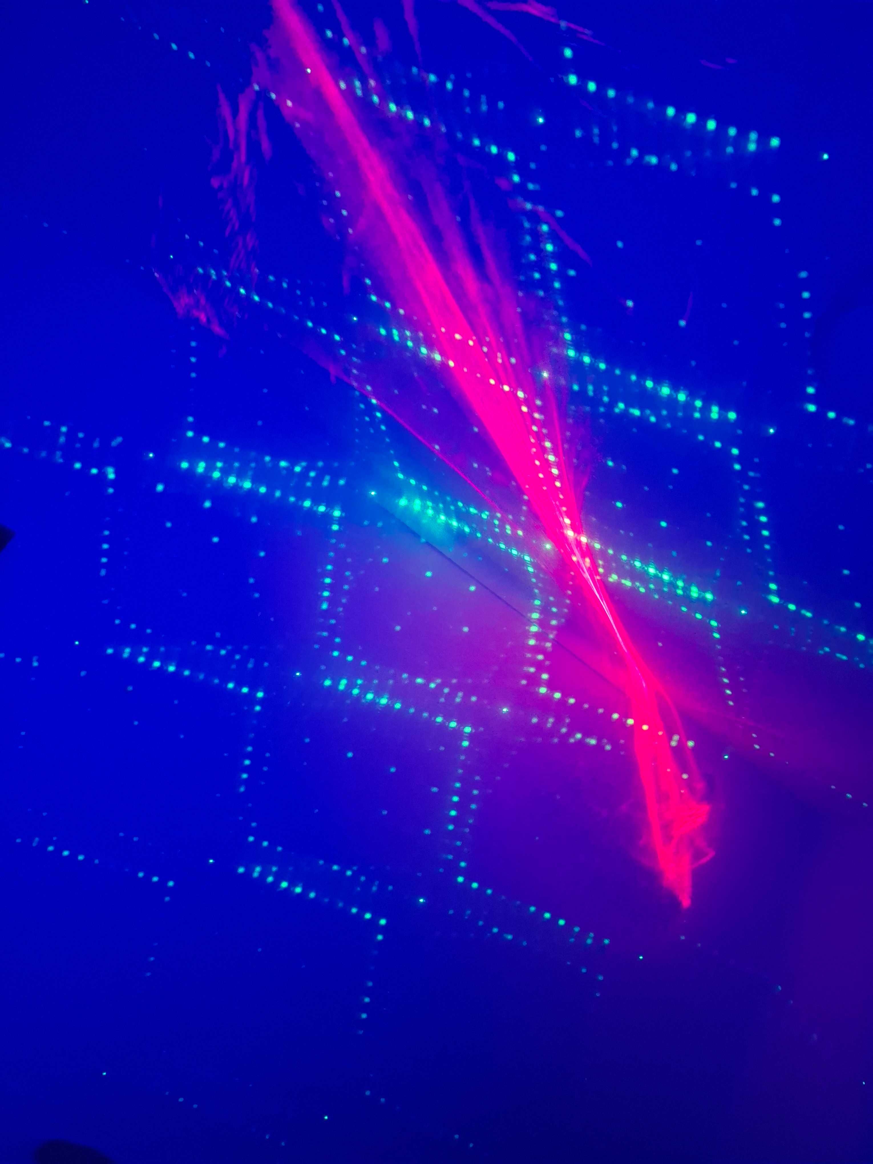 Luz lasers com comando