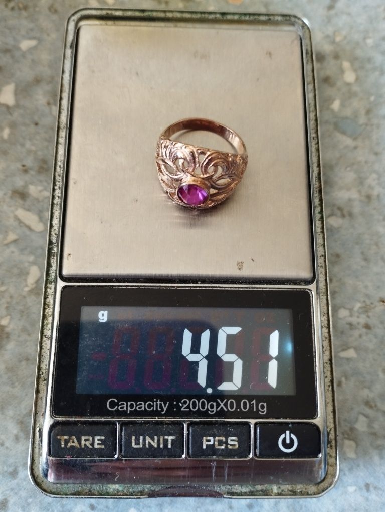 Золотое кольцо СССР 16.5 размер 4.51 грамма
