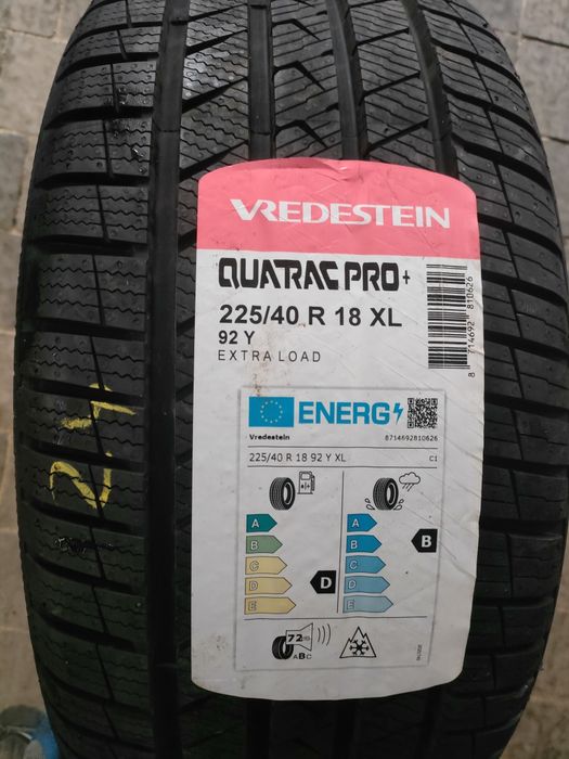 1x Vredestein Qutrac Pro+ 225/40R18 92Y XL 1 sztuka całoroczna