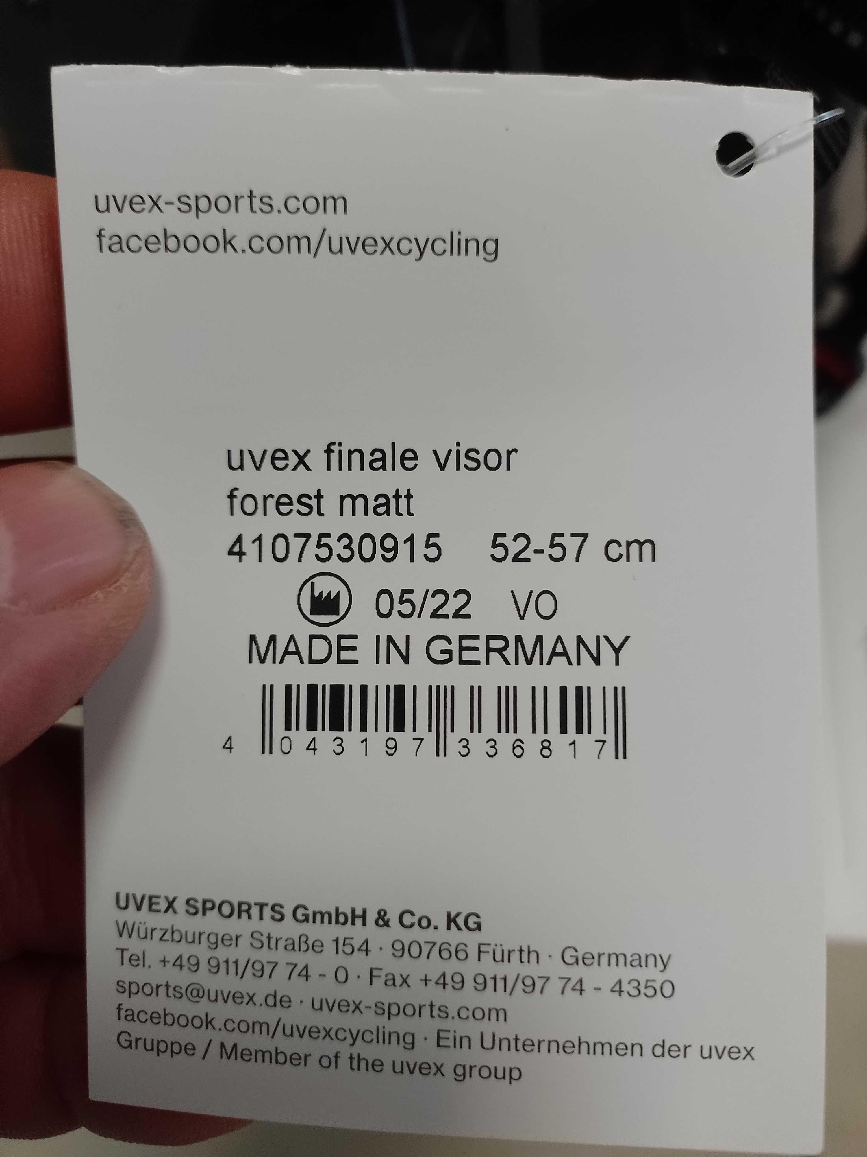 Kask rowerowy Uvex Finale Visor