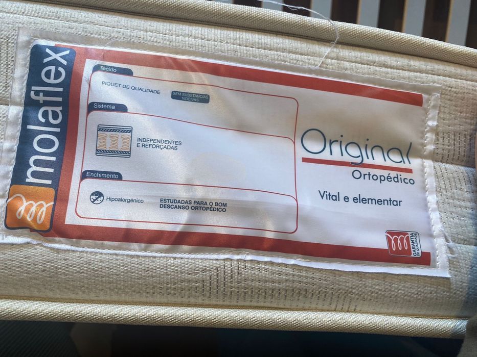 Cama IKEA Malm + Colchão Molaflex original